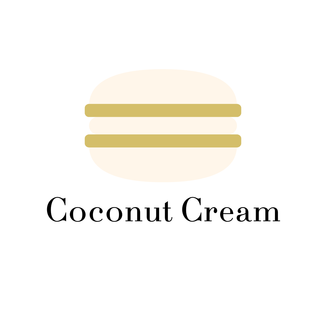 Coconut Cream Macaron
